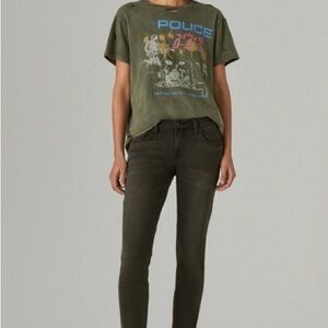Lucky Brand Women's Skinny Jeans - Army Olive Green-Size6/28